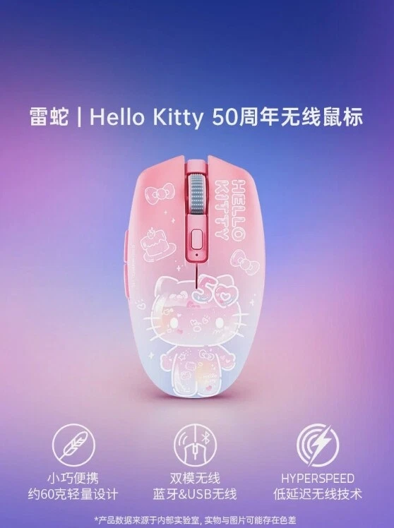 Razer x Sanrio Hello Kitty¹ Blackwidow TKL Mechanical Keyboard & Mouse Combo - Image 2 of 4