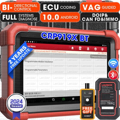 LAUNCH X431 CRP919X PRO Elite Bidirectional Car Diagnostic Scanner Key Coding BT