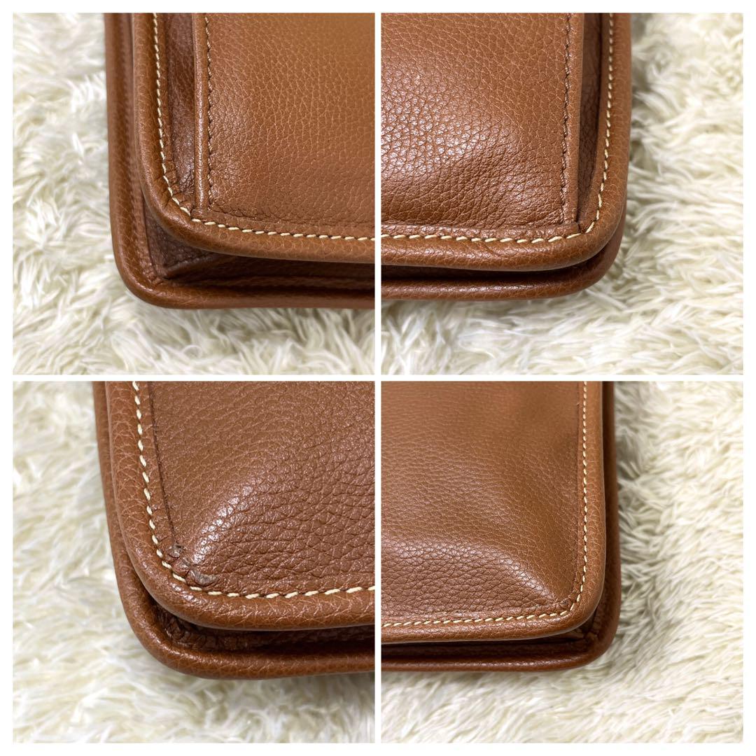 LONGCHAMP VINTAGE Brown Leather Shoulder bag Handbag … Gem