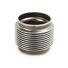 2.5" ID T304 SS Exhaust Flex Bellows 2.55" Long Flex Joint Pipe ULTRA STRONG 304