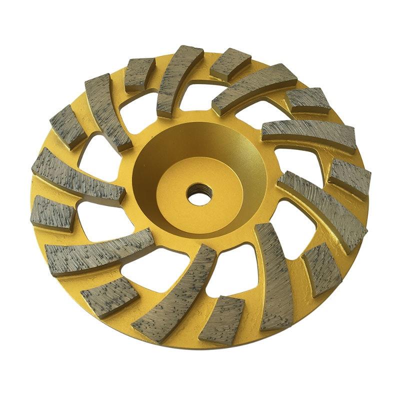 7" High Performance Diamond Grinding Wheels For Aggressive Concrete Paint Epoxy Mastic Coating Removal 1
