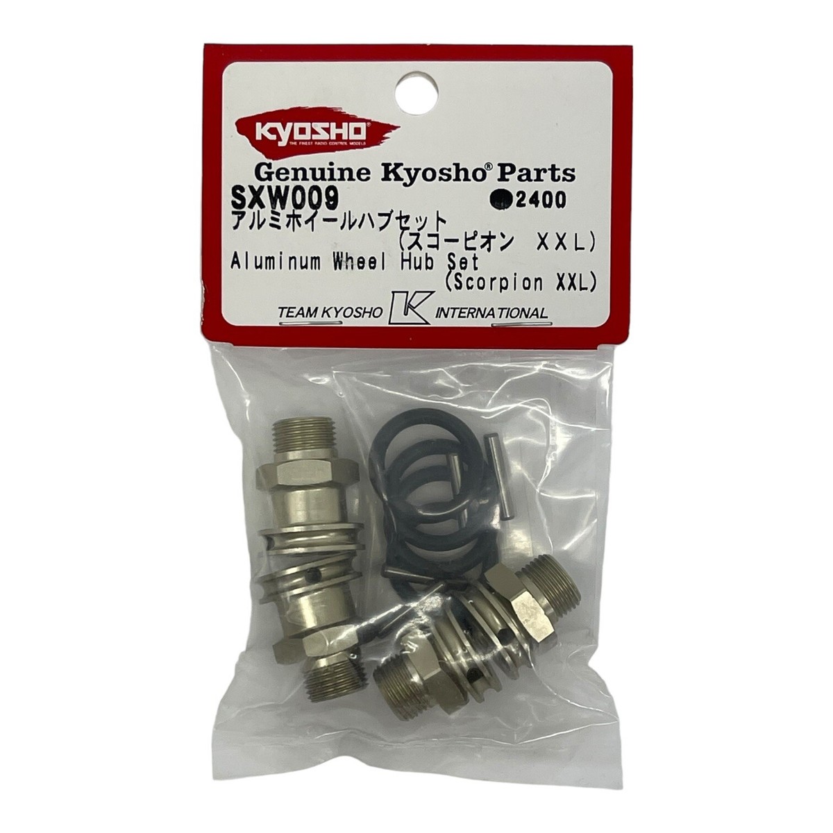 Genuine KYOSHO Part SXW009 Aluminum Wheel Hub Set For Scorpion XXL