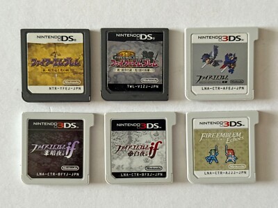3DS DS ファイアーエムブレム 6本セット Nintendo DS 3DS Fire Emblem Set Lot of 6 Simulation Role Playing