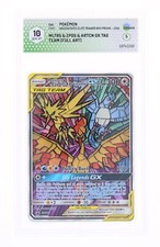 Moltres Zapdos Articuno GX Tag Team Hidden Fates SM210 GRAD PSA BGS 10 GEM MINT