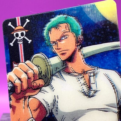 Roronoa Zoro 77 One Piece King of Pirates Gummy Card 32003 BANDAI
