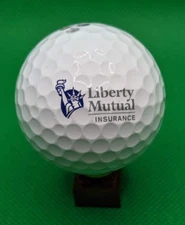 Liberty Mutual Insurance logo golf ball - Titleist ProV1 - Financial
