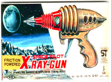 Space Pilot Ray X Ray Gun on Fridge Magnet 2.5" x 3.5" 1YR Warranty