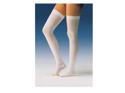 McK JOBST Anti-embolism Stockings KNEE High Large, Long White Inspection Toe