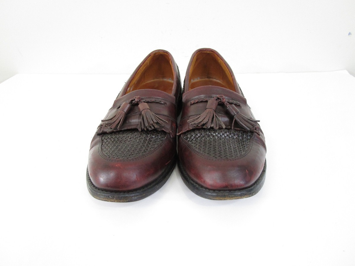 Allen Edmonds Mens Brown Leather Tassel Cody Loafers Slip On Dress Shoes 8.5 Allen Edmonds Cody Tassel Loafers Mens Brown Leather Moc Toe  main image 4