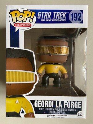 Funko Pop Star Trek TNG Next Generation Geordi La Forge #192 LeVar