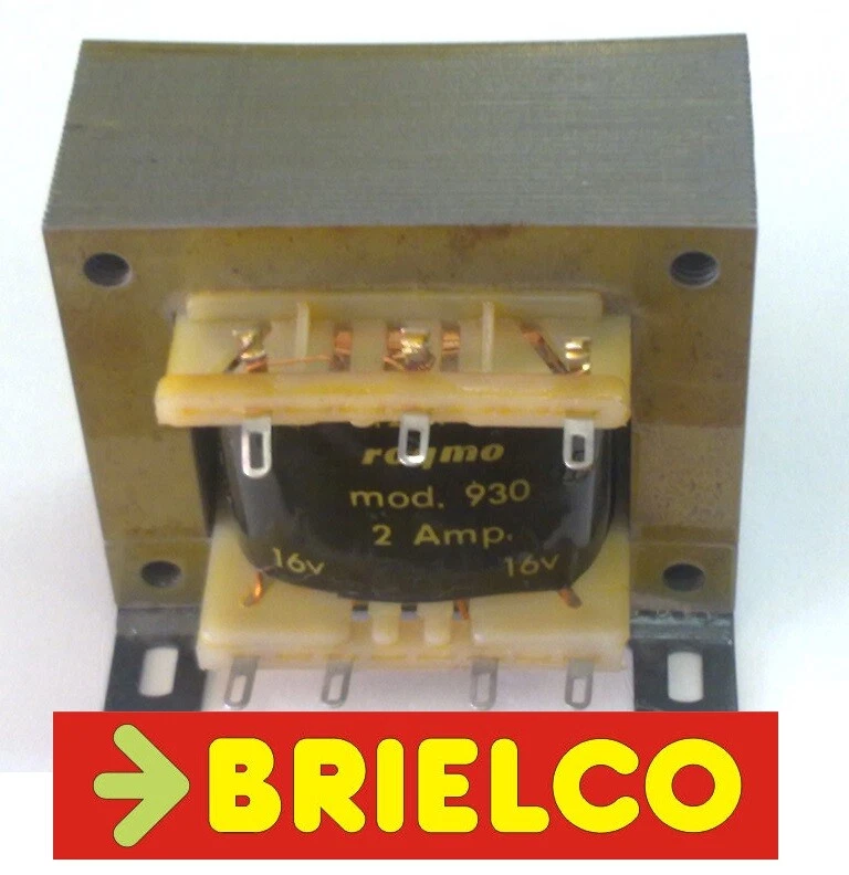 TRANSFORMADOR DE ALIMENTACION 220V AC A 2X16V 2A 32V 1.4A CHASIS ABIERTO BD8337