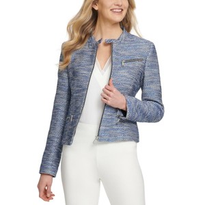 dkny tweed coat