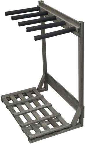 Vintage Gray Freestanding Vertical Surfboard Storage Rack- Holds up to 4 Boards - Picture 4 of 7