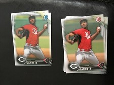 2016 Bowman BP99 Amir Garrett 12 count, 2 chrome, 10 base lot Reds    