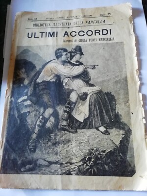 BIBLIOTECA ILLUSTRATRA DELLA FARFALLA-ULTIMI ACCORDI- DI G. FORTI MANCINELLI