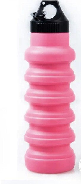 Collapsible Water Bottle,BPA Free Silicone Reusable Foldable