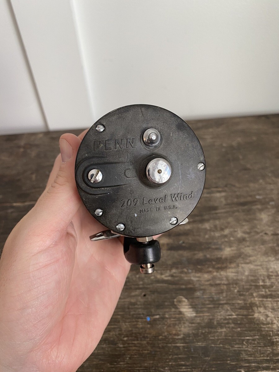 Penn No. 209 Level Wind Reel Made In USA NICE FREE SHIPPING!! | eBay