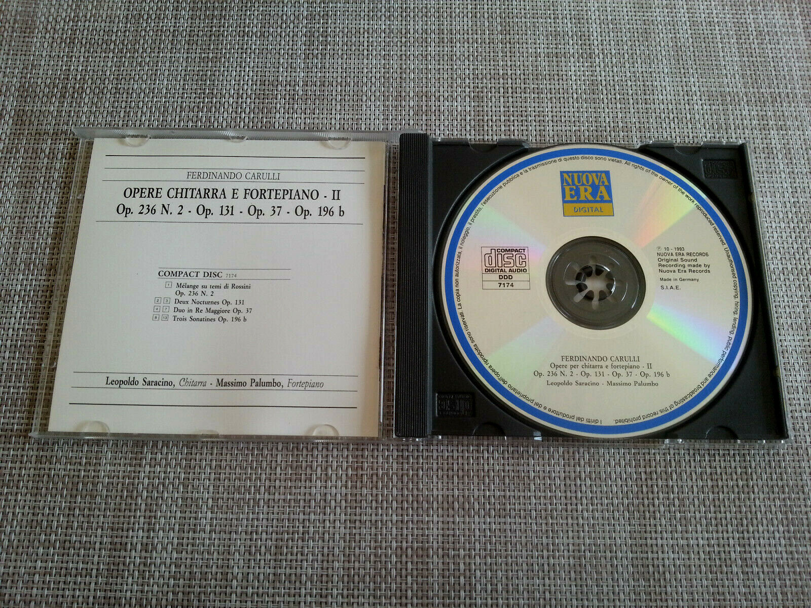 Carulli Opere per Chitarra e Fortepiano II - CD foto 2