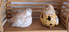 Otagiri ceramic birds Mourning Doves Set Of 2