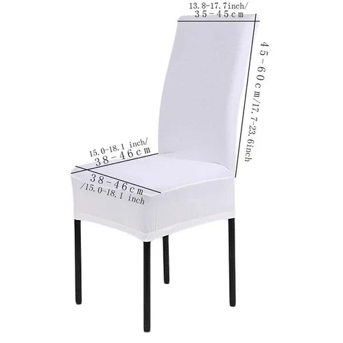 Universal Chair Cover Spandex Strech Dinner Solid Chair Wedding Party Seat Cover - Picture 10 of 40