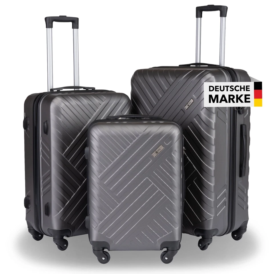 Xonic Design Reisekoffer "HT-Series" Hartschalen-Trolley Koffer in M-L-XL-Set - Bild 3 von 4