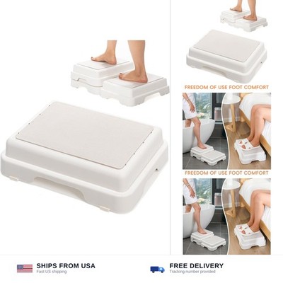 Shower Bath Step Stackable Bathtub Non Slip Safety Step Stool, Indoor/Outdoor...