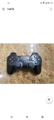 Authentic Sony Playstation 3 PS3 Genuine OEM Dualshock Ps3 Black Controller