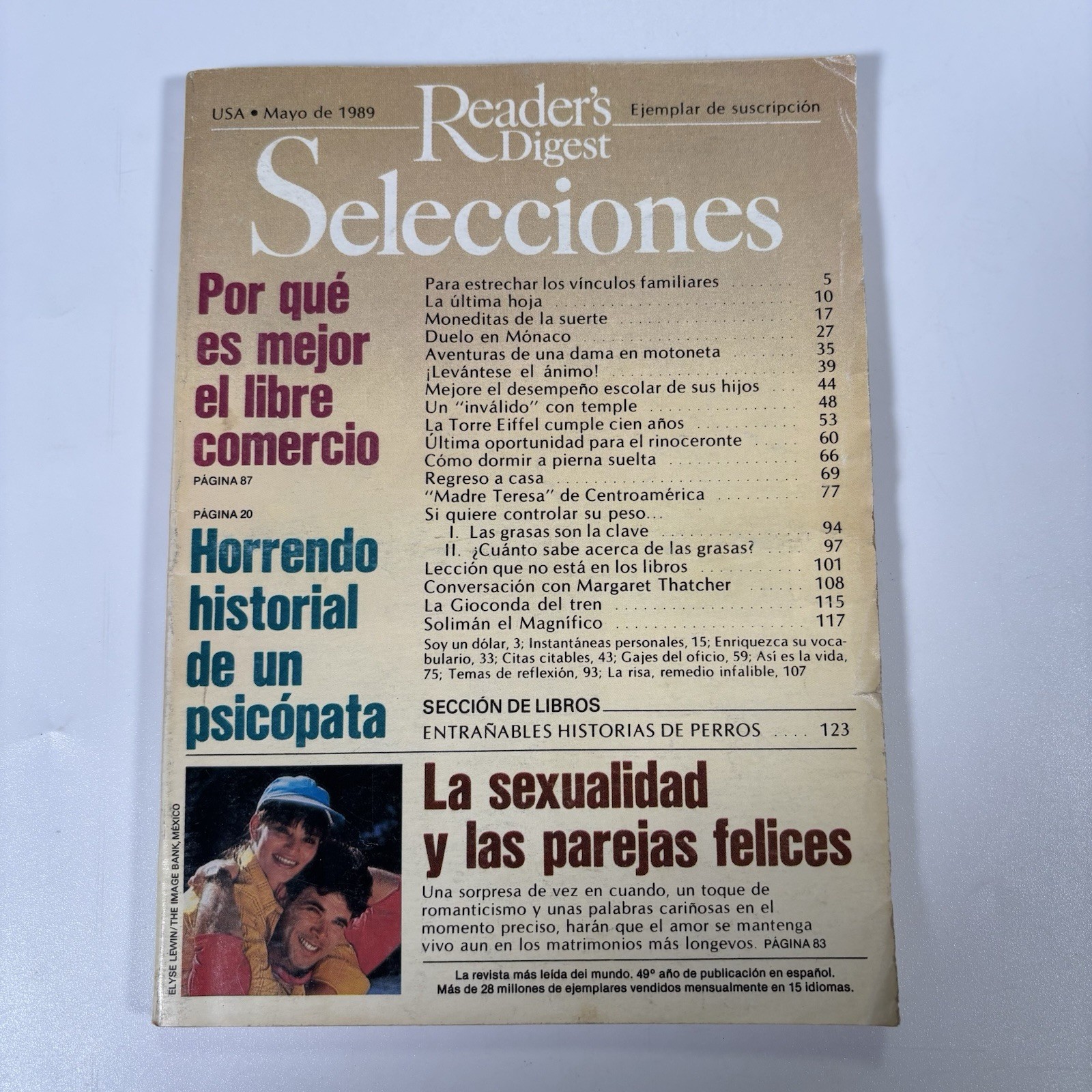 Selecciones Reader’s Digest 1989 Español Spanish revista UN MAGO EN CASA Vintage