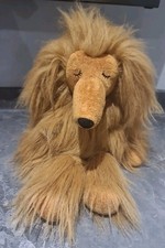 Jellycat Annabel Afghan Hound Large Brown Long Haired Dog Plush