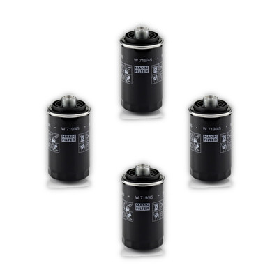 4x Ölfilter MANN-FILTER W 719/45 für VW Skoda Seat Audi Passat B7 Variant
