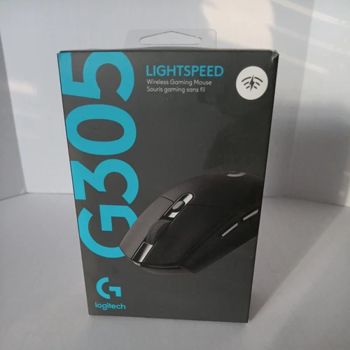 Logitech G305 LIGHTSPEED Wireless Gaming Mouse, Hero 12K Sensor - Black