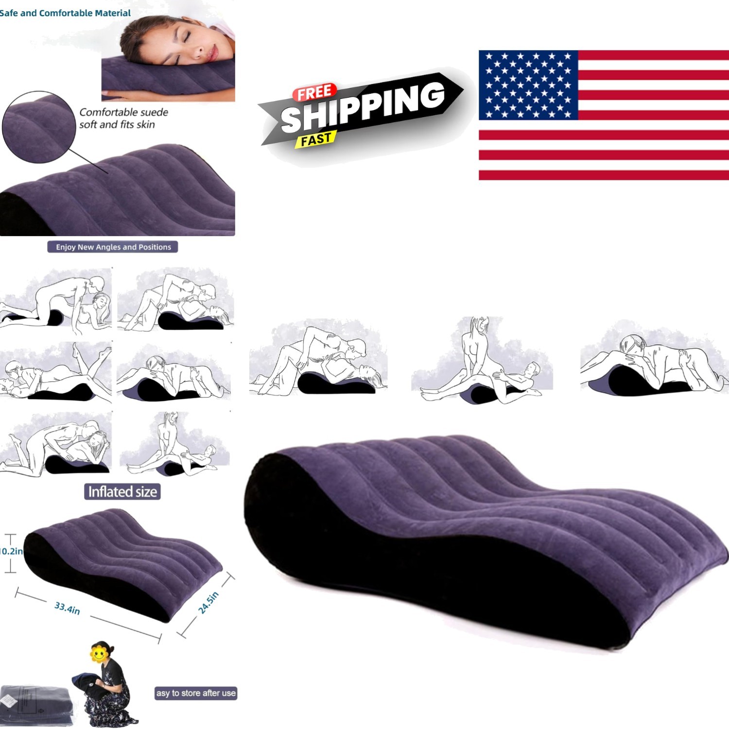 With Odorless Material Ideal For Travel And Rest