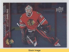 2015-16 Upper Deck Silver Foil Board Scott Darling #292 READ 0g67