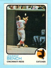 1973 TOPPS BASEBALL #380 JOHNNY BENCH CINCINNATI REDS G (HOF)