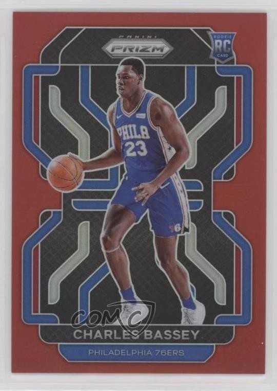 2021-22 Panini Prizm Red Prizm 112/299 Charles Bassey #304 gu3