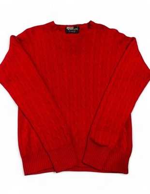 【激レア】POLO Ralph Lauren KNIT cashmere 90s VINTAGE 90's Polo by Ralph Lauren 100% CASHMERE Cable Knit Sweater