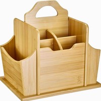 Westmark Tischbutler Tapas + Friends – Praktischer Tisch-Organizer, Bambus