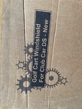 Golf Cart Windshield For Club Car 2004-Up, Tempo, Clear/Tinted Fold Down