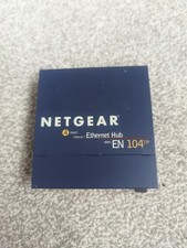 Netgear EN104 TP UK 4-Port 10Base-T Ethernet Network Hub (No Power Adapter)