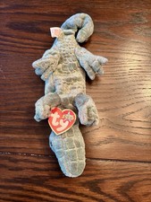 Ty Original Beanie Babies Swampy The Alligator 2000 with Tag Retired Collectible