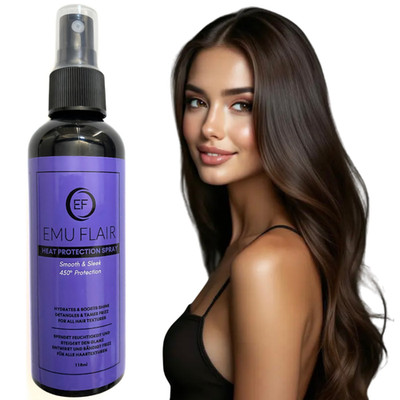 2 X Emu Flair 118ml Hitzeschutz Spray Set Heat Protection Haarstyling Haarpflege