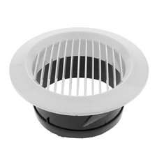 Office Ventilation Air Vent Wall Mounting White+black 75/100/125/150/200mm