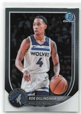 2025-26 Bowman Chrome Rob Dillingham #BCV-182 Minnesota Timberwolves