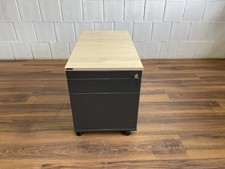 Ceka Rollcontainer 3 Auszüge helle Buche anthrazit Hängeregister