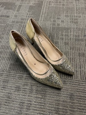 Journee Collection Gold High Heels Size 10