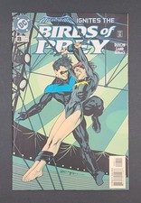 Birds of Prey  8  Nightwing & Batgirl Kiss  DC  1999  Greg Land Cover