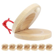 8 Pcs Orff Round Dance Board Baby Music Instruments Castanet Toy