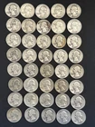 Roll of 40 Washington Quarters 90% Silver 1935 to 1964 Lot 2