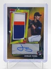 2026 Topps Finest Jonah Tong Gold (RAW)