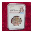 1958 Proof Franklin Half Dollar 50C 90% Silver NGC PF68 Cert 6563057-010